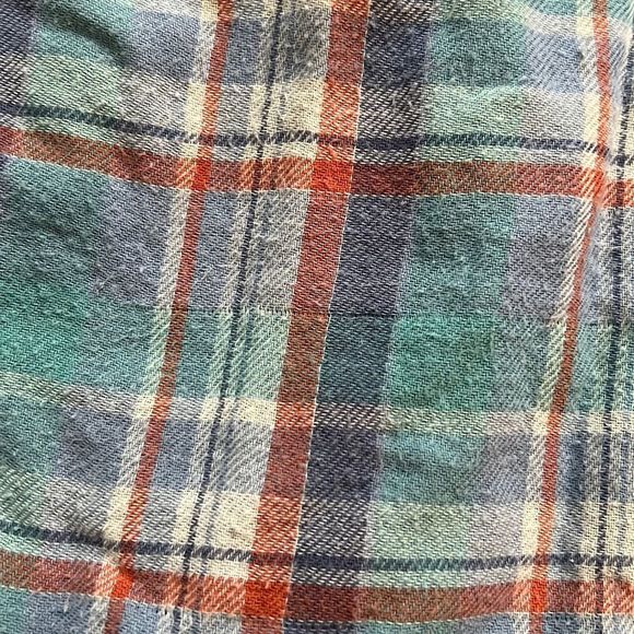 Scotch & Soda | Plaid blue flannel button up - Picture 14 of 16